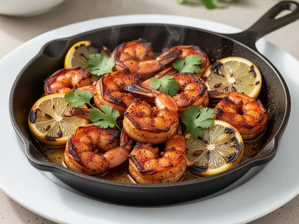 Blackened Cajun Shrimp Skillet - featured image