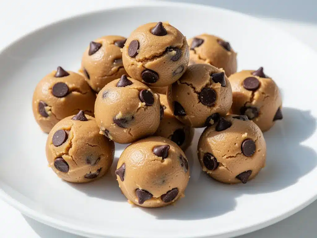 High-Protein Peanut Butter Cookie Dough Bites: 5-Ingredient Healthy Snack 4 High-Protein Peanut Butter Cookie Dough Bites preparation steps