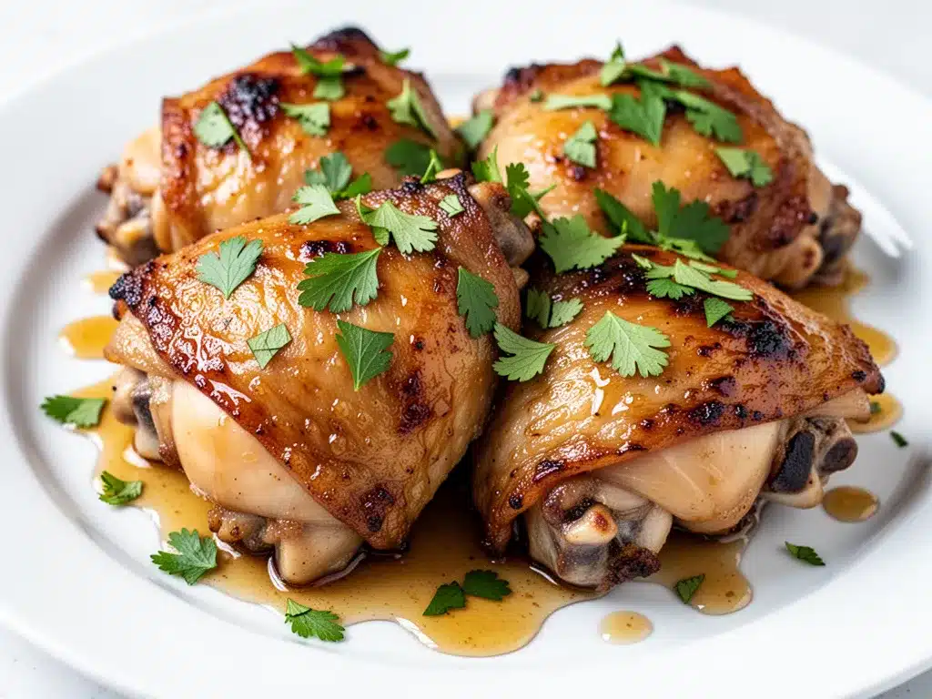 Slow Cooker Honey Garlic Chicken Thighs: Easy 5-Ingredient Dinner 4 slow cooker honey garlic chicken thighs preparation steps
