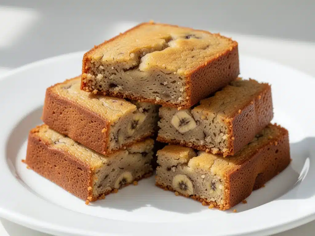 Back to School Banana Bread Bars - featured image