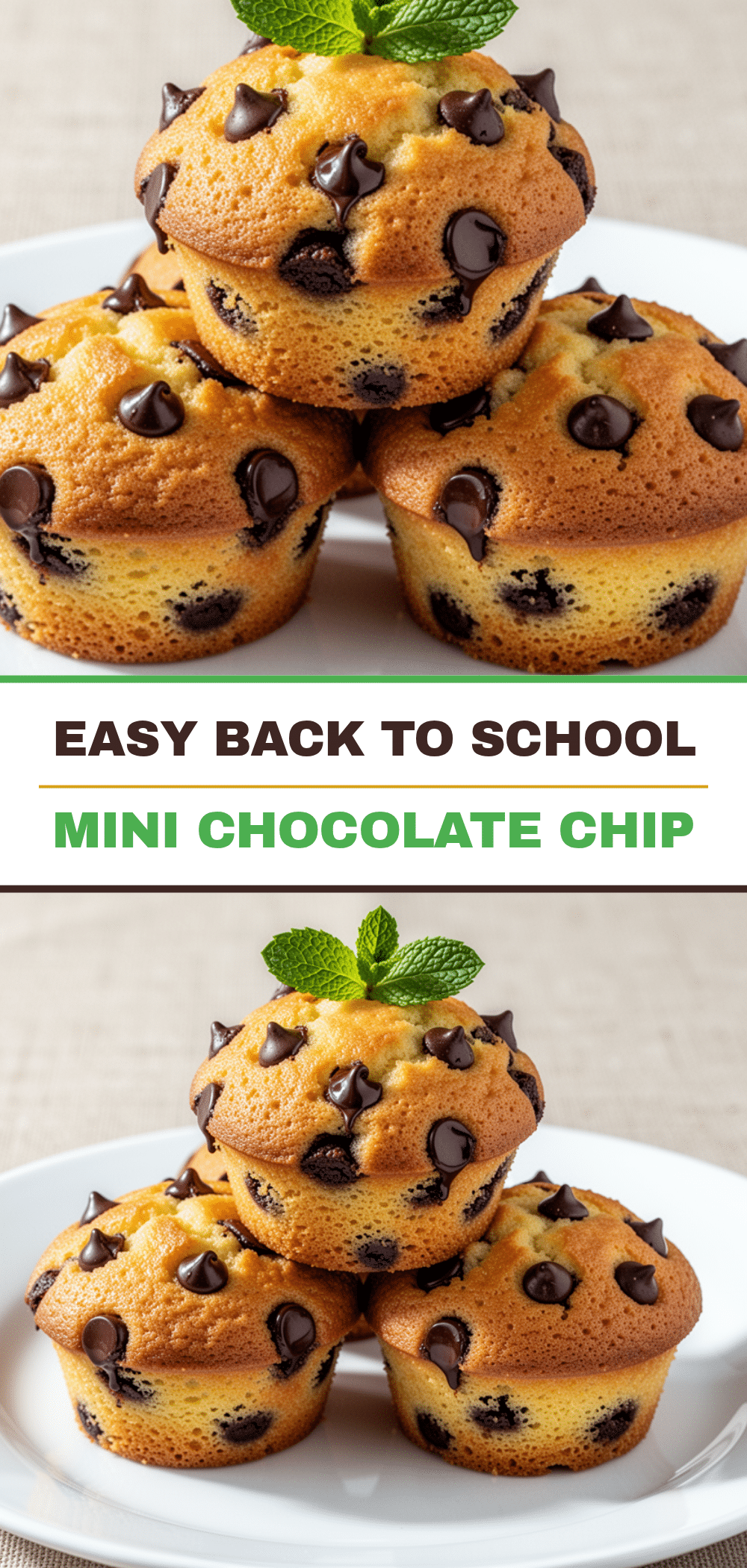 Back to School Mini Chocolate Chip Muffins: 15-Min Quick Breakfast 5 back to school mini chocolate chip muffins recipe