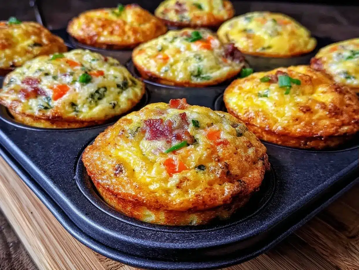 Beginner-Proof Mini Egg Muffin Cups 4 beginner-proof mini egg muffin cups preparation steps