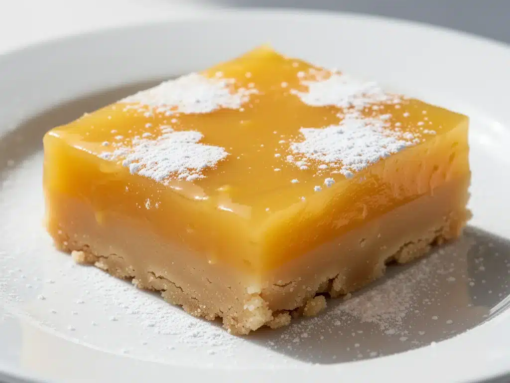 bright lemon dessert bars - featured image