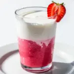 Bright Pink Strawberry Coconut Drink - featured image