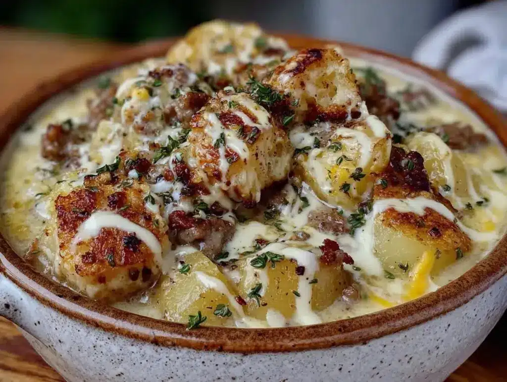 Budget-Friendly Crockpot Sausage Potato Soup - featured image