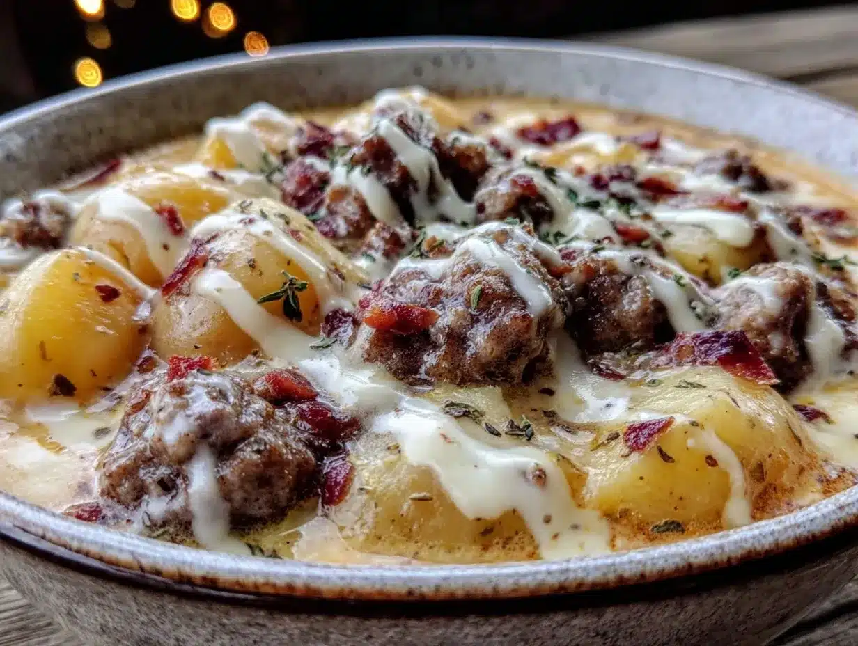 Budget-Friendly Crockpot Sausage Potato Soup: Cheap One-Serve Meal 4 Budget-Friendly Crockpot Sausage Potato Soup preparation steps