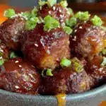 Budget-Friendly Honey BBQ Crockpot Meatballs - featured image