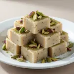 cardamom pistachio barfi - featured image