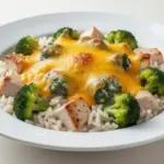 cheesy chicken casserole - featured image