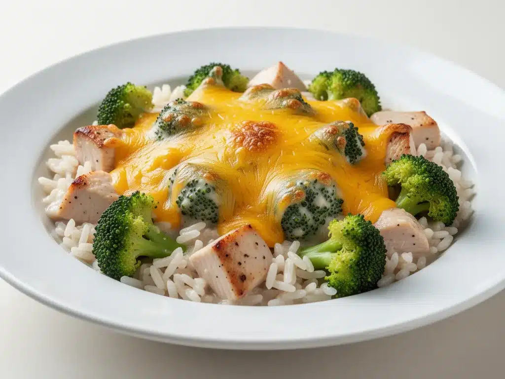 Cheesy Chicken Casserole: Easy Family Dinner 4 cheesy chicken casserole preparation steps