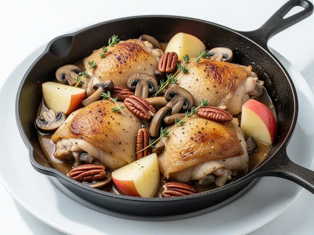 Chicken and Apple Skillet Dinner: 5 Easy Fall Meals 4 Chicken and Apple Skillet Dinner preparation steps
