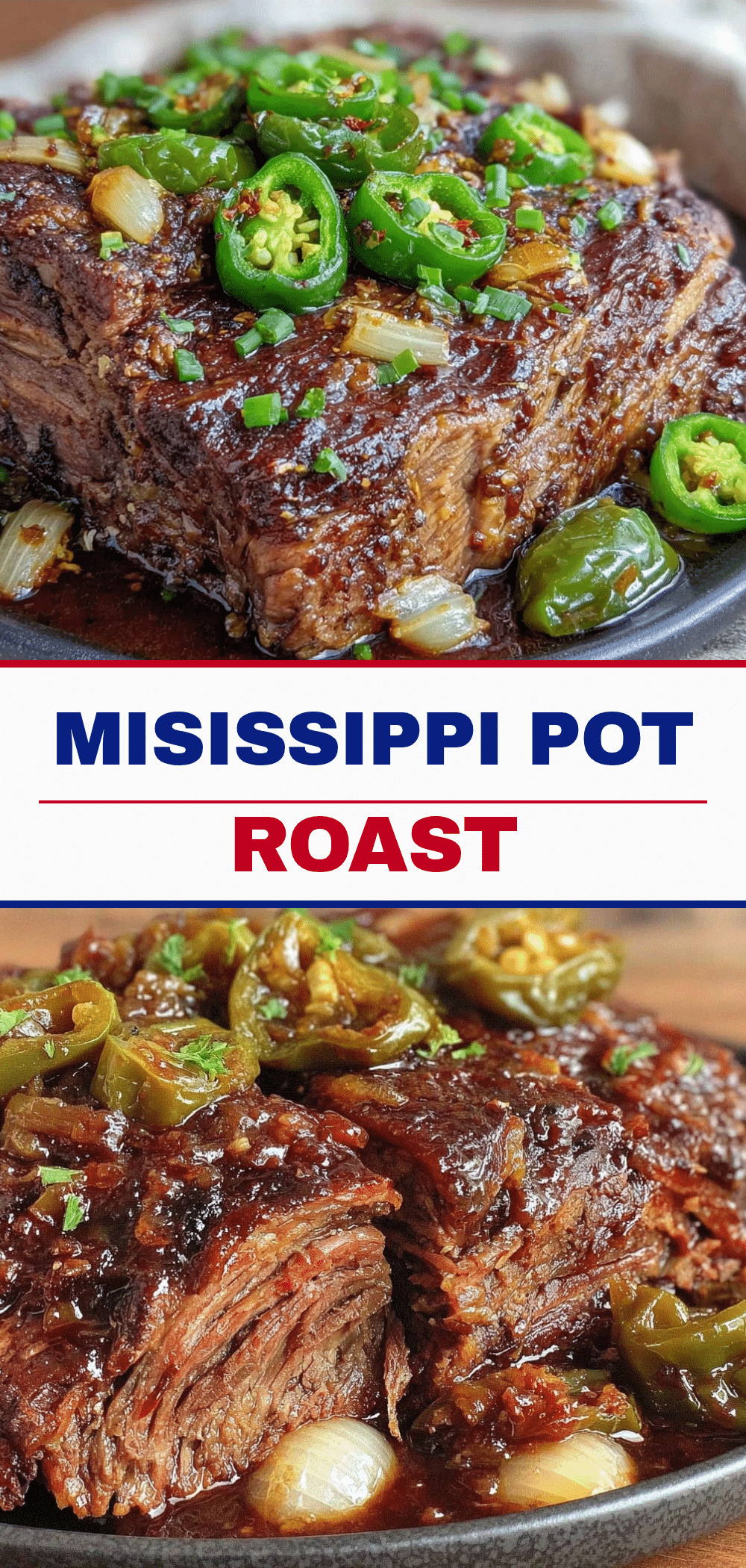 Classic Mississippi Pot Roast: The Way My Grandma Made It 5 Classic Mississippi Pot Roast recipe