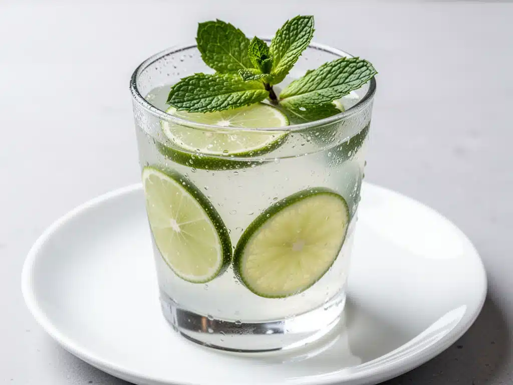 Coconut Water Lime Mint Drink - featured image