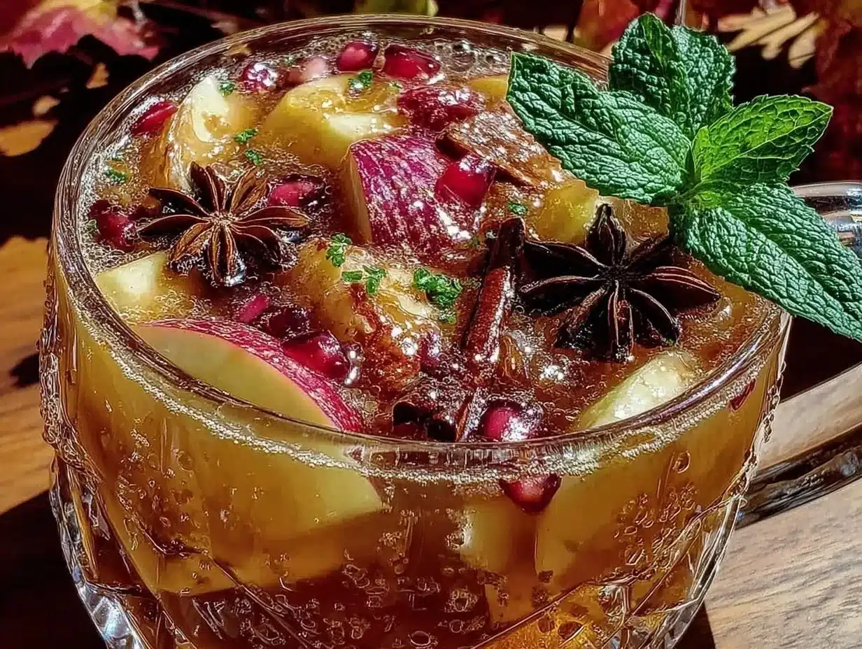 Cozy Fall Caramel Apple Sangria: Best Party Punch 4 Cozy Fall Caramel Apple Sangria preparation steps
