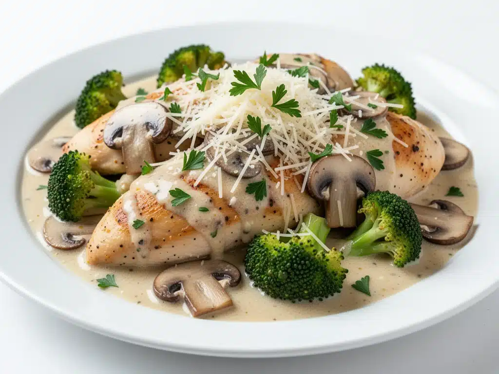 creamy chicken skillet - featured image