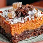 creamy fall pumpkin cheesecake bars - featured image