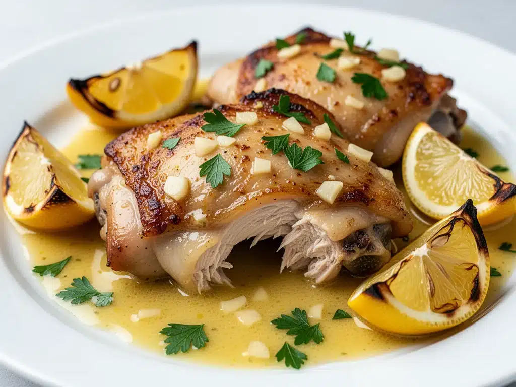 creamy garlic butter chicken - featured image