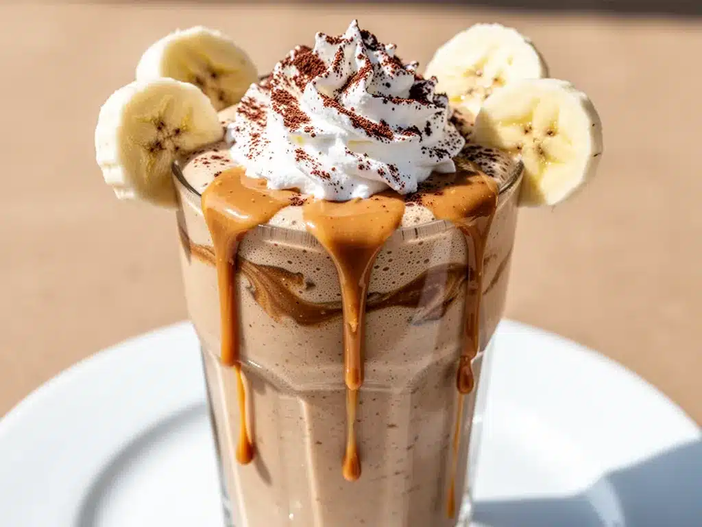 Creamy Peanut Butter Banana Protein Shake: High Protein Breakfast 4 creamy peanut butter banana protein shake preparation steps
