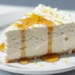 creamy ricotta dessert cake - featured image
