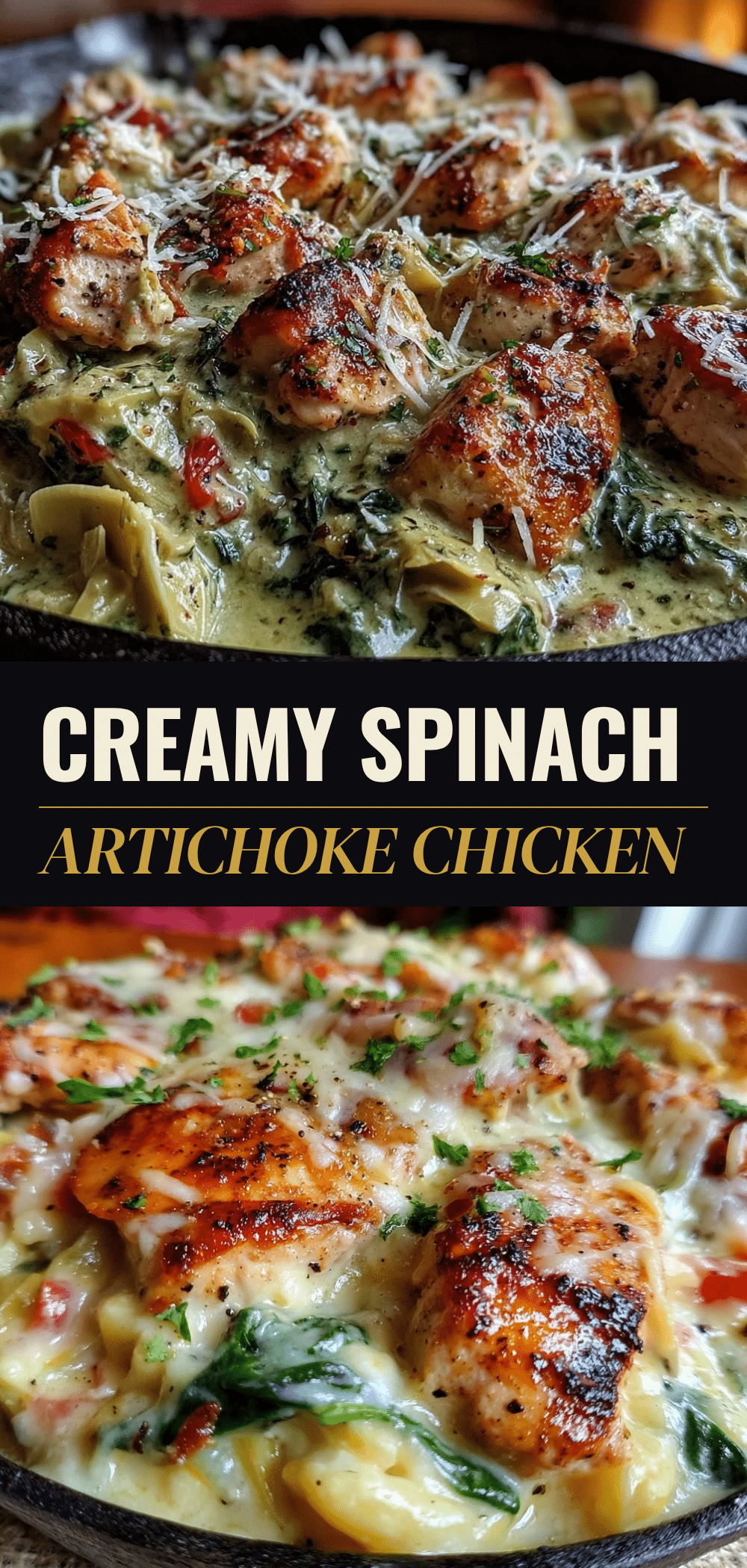 Creamy Spinach Artichoke Chicken Skillet: Budget-Friendly 1-Person Meal 5 creamy spinach artichoke chicken skillet recipe