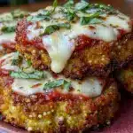 Crispy Baked Eggplant Parmesan Stacks - featured image