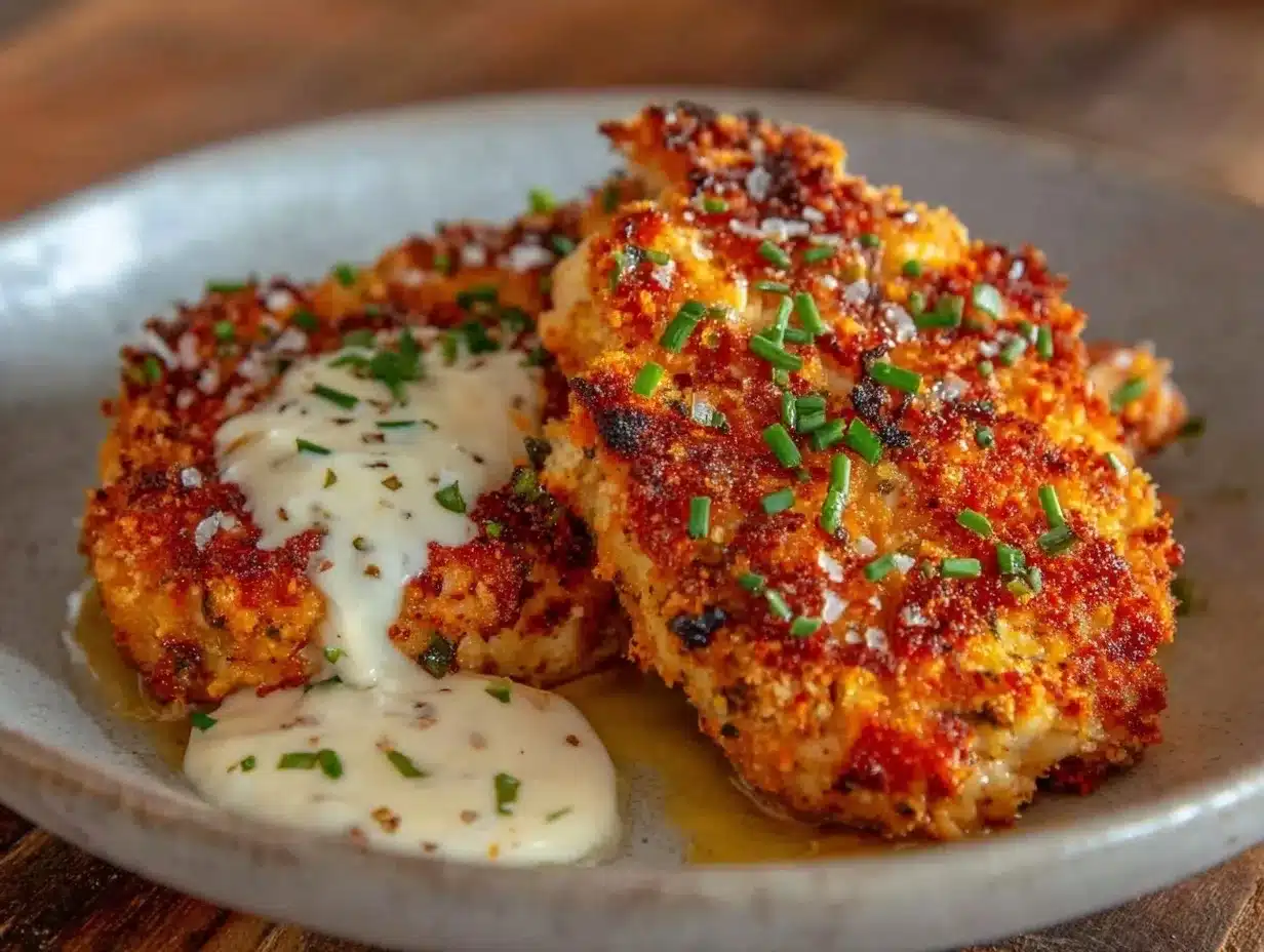 Crispy Parmesan Chicken with Garlic Aioli: 5-Min Easy Dip 4 Crispy Parmesan Chicken with Garlic Aioli preparation steps