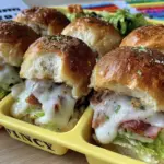 easy back-to-school ham and cheese sliders for kids - featured image