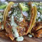Easy Crockpot Salsa Verde Chicken Tacos - featured image