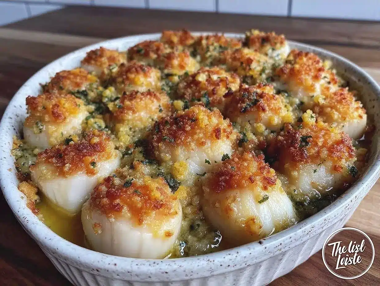 Easy Garlic Butter Scallops: Best Beginner Recipe 4 easy garlic butter scallops preparation steps
