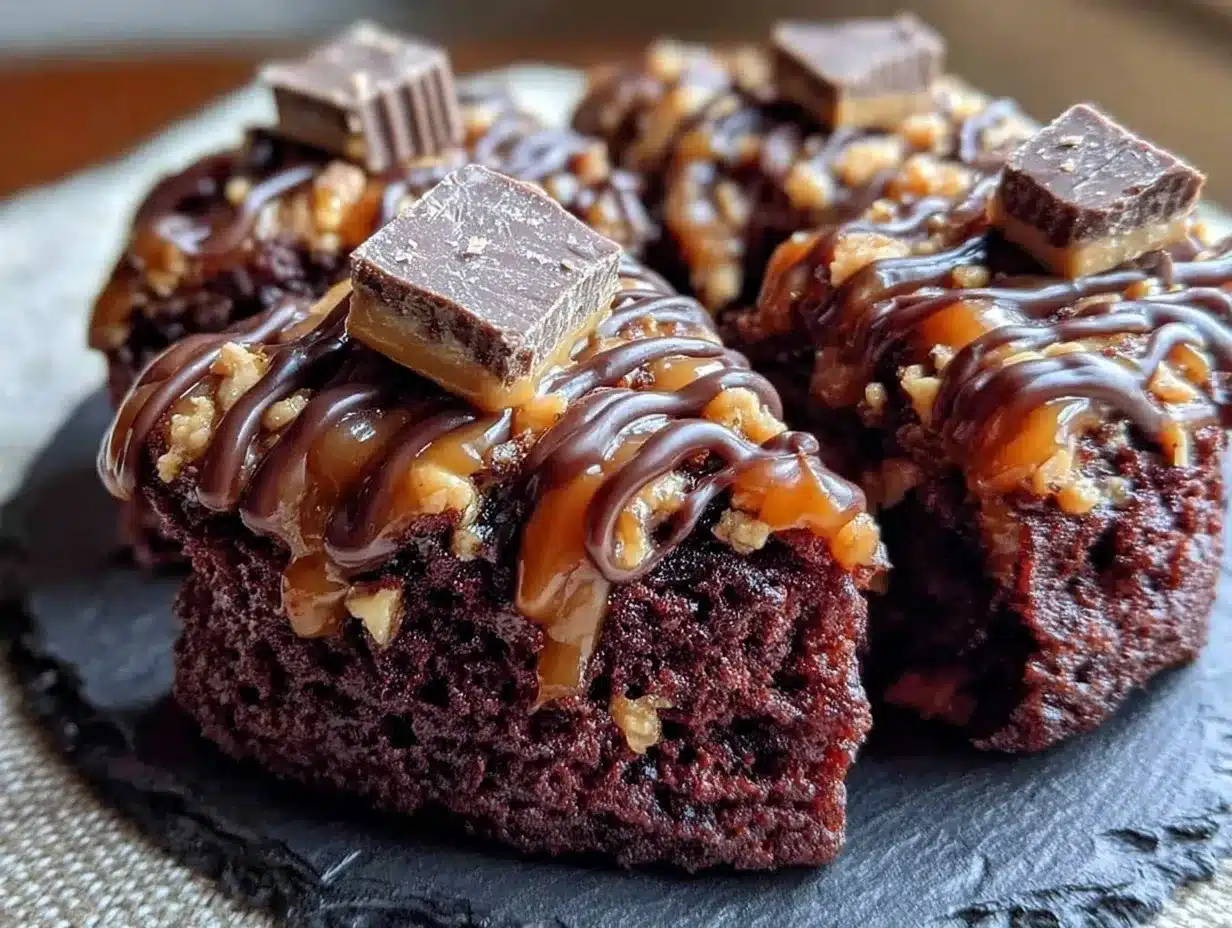Easy Reeses Poke Cake for One with Fudge Drizzle 4 easy reeses poke cake for one preparation steps