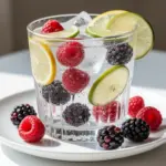 Easy Sparkling Berry Citrus Mocktail - featured image