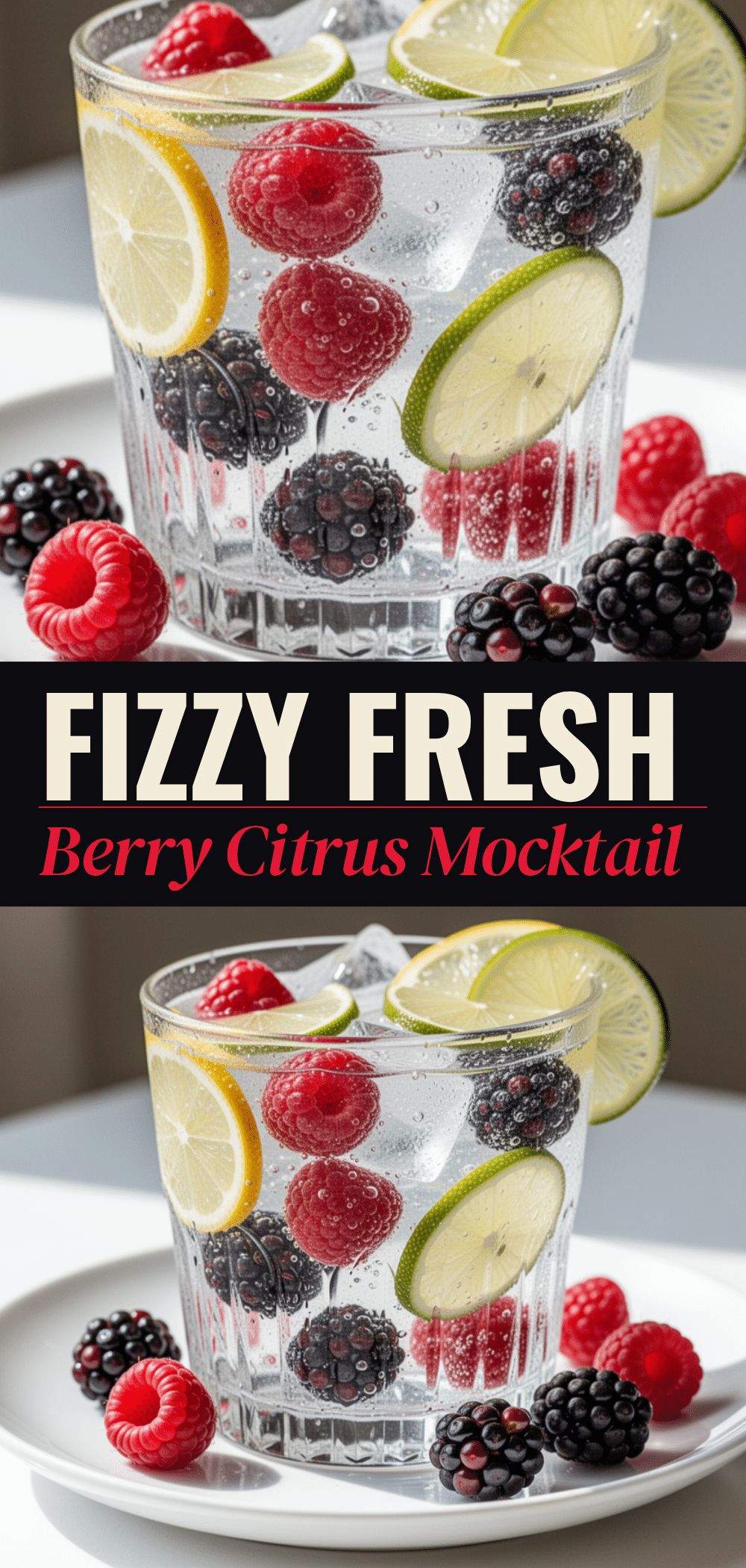 Easy Sparkling Berry Citrus Mocktail: 5-Min Summer Drink 5 Easy Sparkling Berry Citrus Mocktail recipe