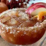 fall apple cider margarita - featured image