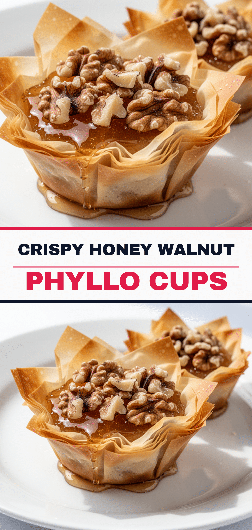 Flaky Phyllo Dough Dessert Cups: Best Easy Honey Walnut Treats 5 Flaky Phyllo Dough Dessert Cups recipe