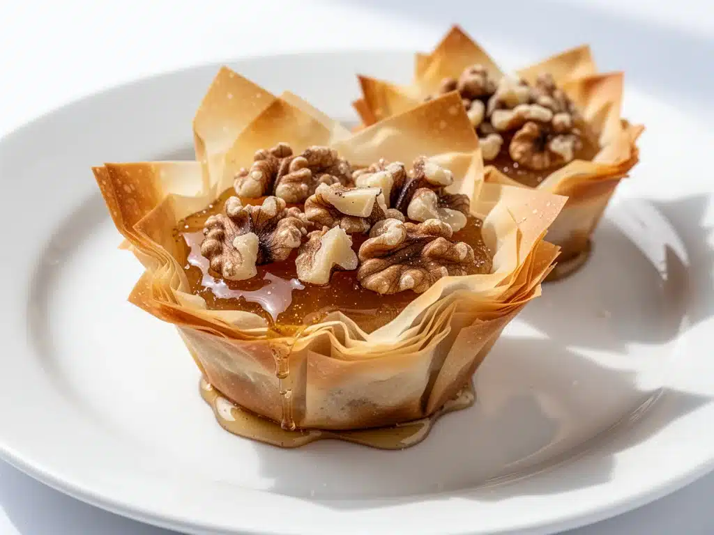 Flaky Phyllo Dough Dessert Cups - featured image