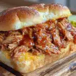 Football Sunday Pulled BBQ Chicken Sandwiches - featured image