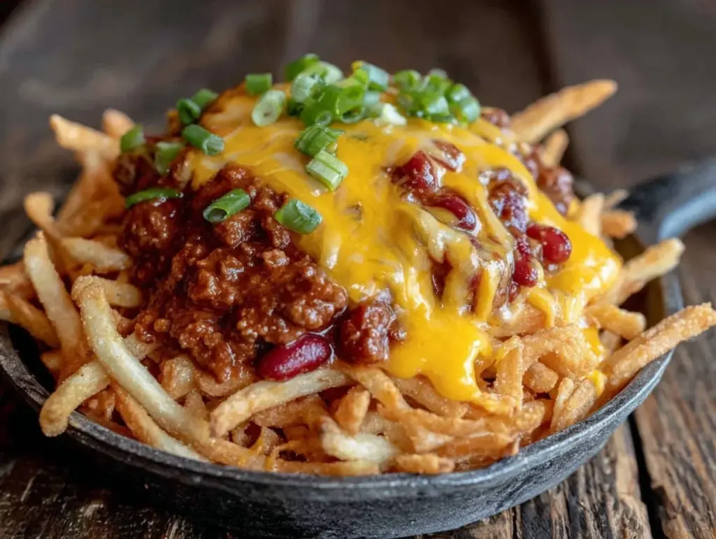gluten free chili cheese fries - featured image
