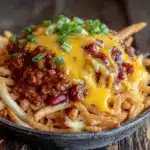 gluten free chili cheese fries - featured image