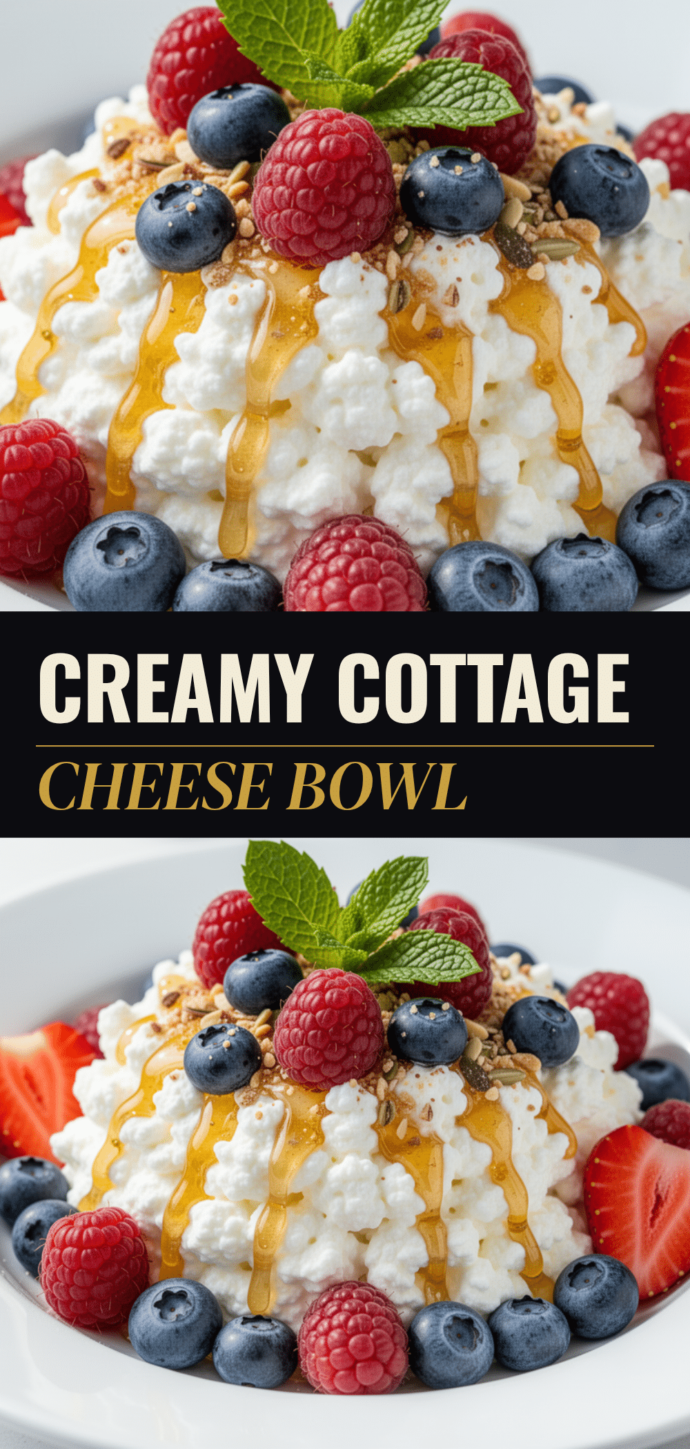 High-Protein Cottage Cheese Bowl: 3-Ingredient Healthy Snack 5 High-Protein Cottage Cheese Bowl recipe
