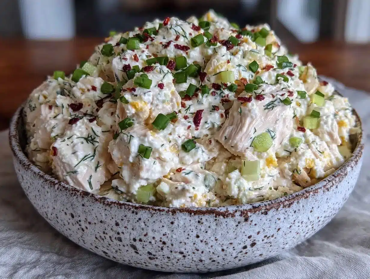 High-Protein Cottage Cheese Chicken Salad: Make While Its at Its Best 4 High-Protein Cottage Cheese Chicken Salad preparation steps