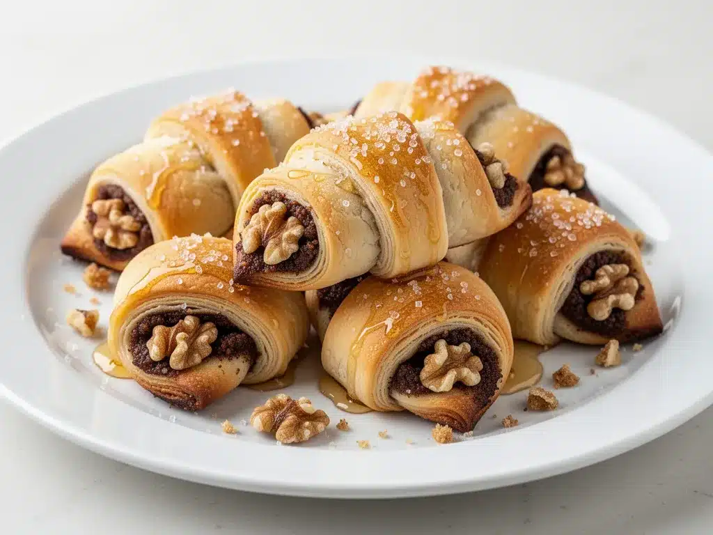 Honey Apple Rugelach: 10 Easy Rosh Hashanah Dessert 4 honey apple rugelach preparation steps