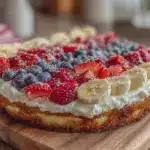 Labor Day Patriotic Fruit Pizza - featured image