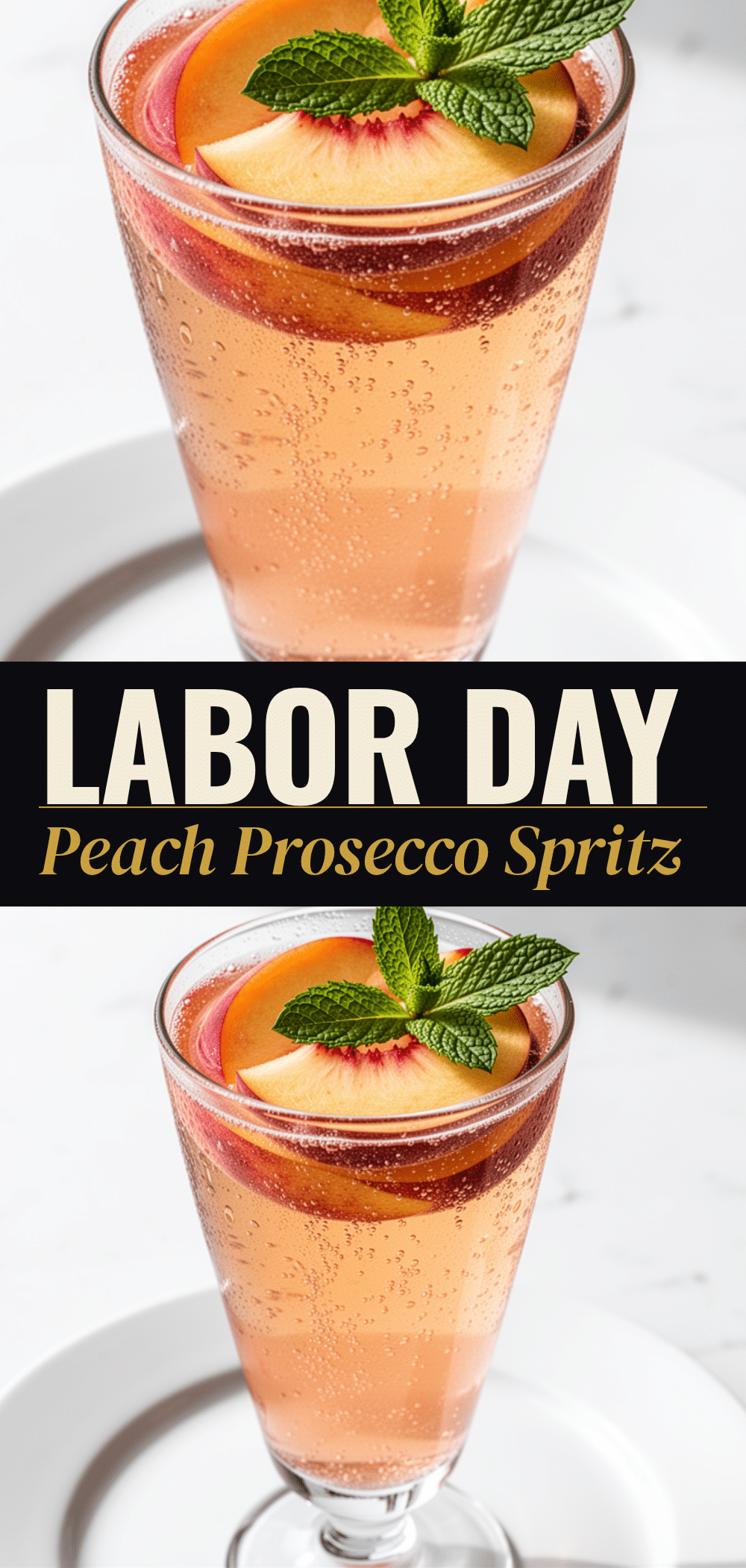 Labor Day Peach Prosecco Spritz: 5 Best Summer Cocktail 5 Labor Day Peach Prosecco Spritz recipe