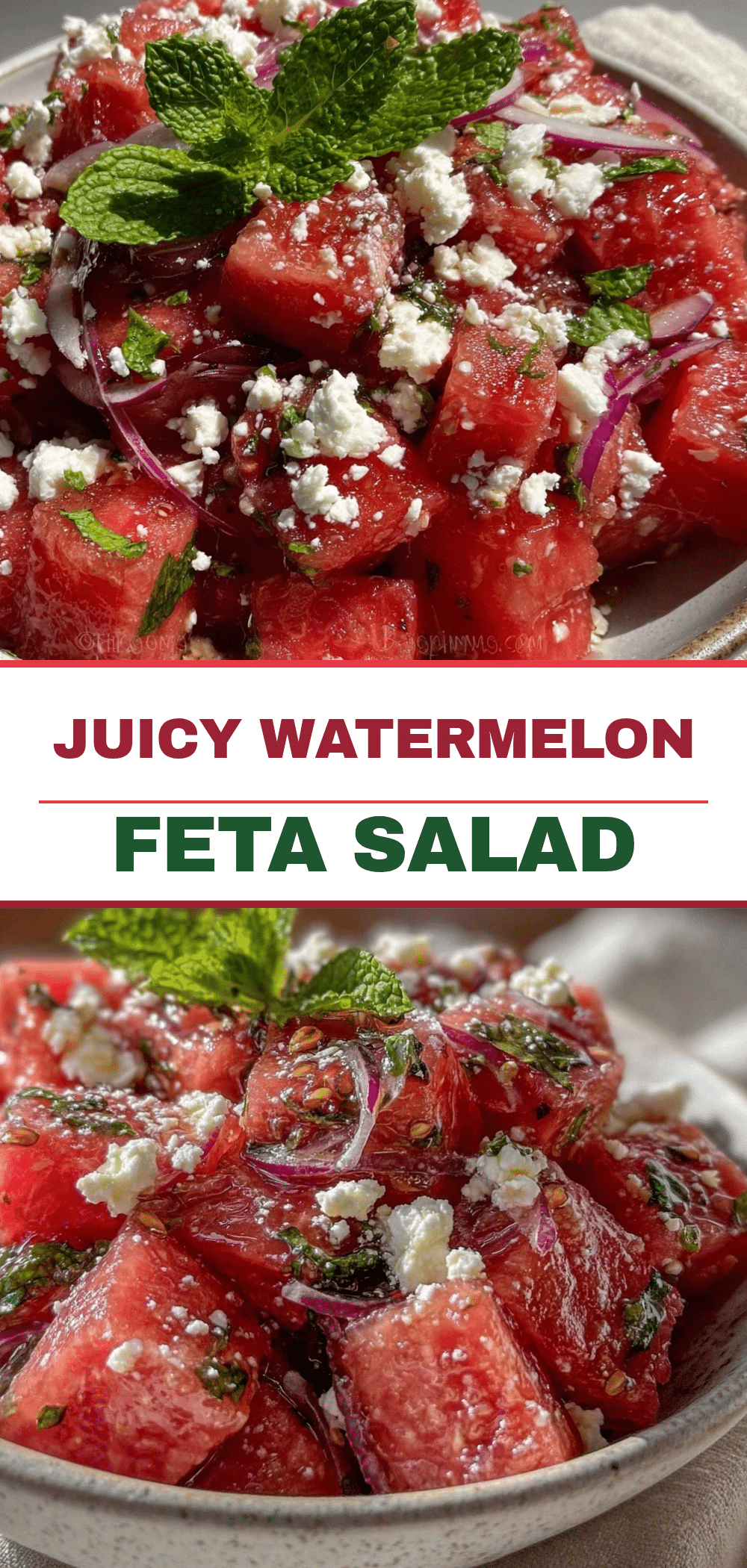 Labor Day Watermelon Feta Salad with Mint: One Your Kids Will Want to Help Make 5 Labor Day Watermelon Feta Salad with Mint recipe