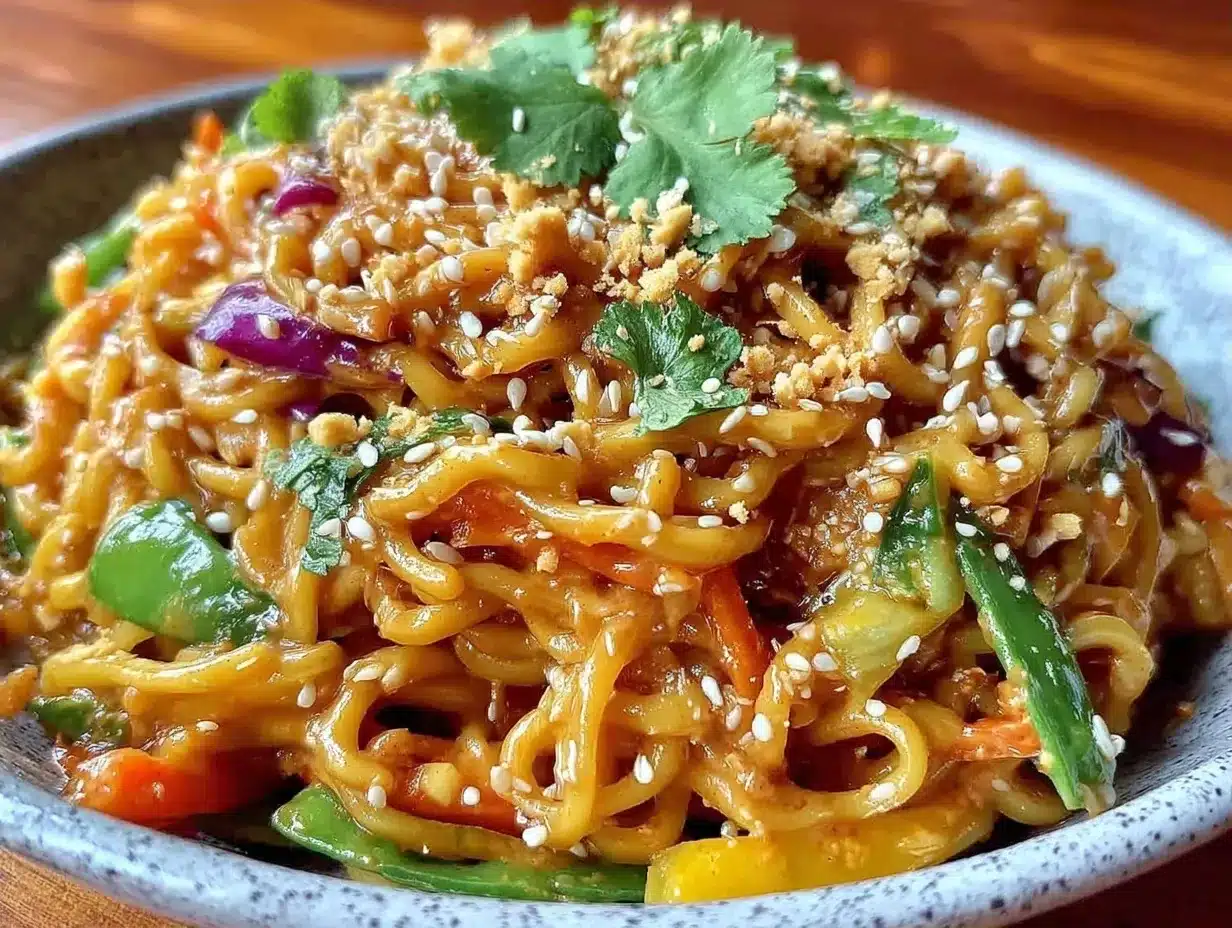 Meal Prep Vegan Peanut Noodles: 5 Easy Grab-And-Go Dinners 4 meal prep vegan peanut noodles preparation steps
