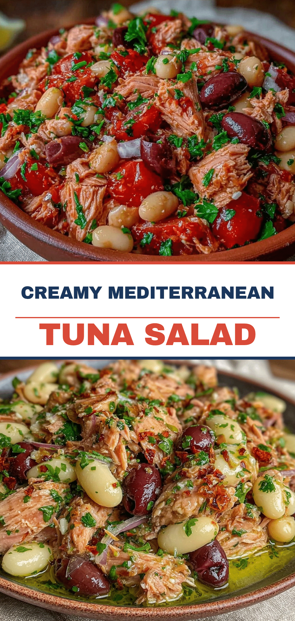 Mediterranean Tuna Salad for Two: No Leftovers 5 Mediterranean Tuna Salad for Two recipe