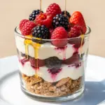 no-bake berry cheesecake jars - featured image