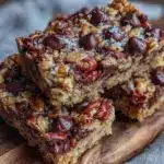 no-bake chewy chocolate chip granola bars - featured image