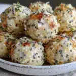 no-bake lemon coconut protein bites - featured image