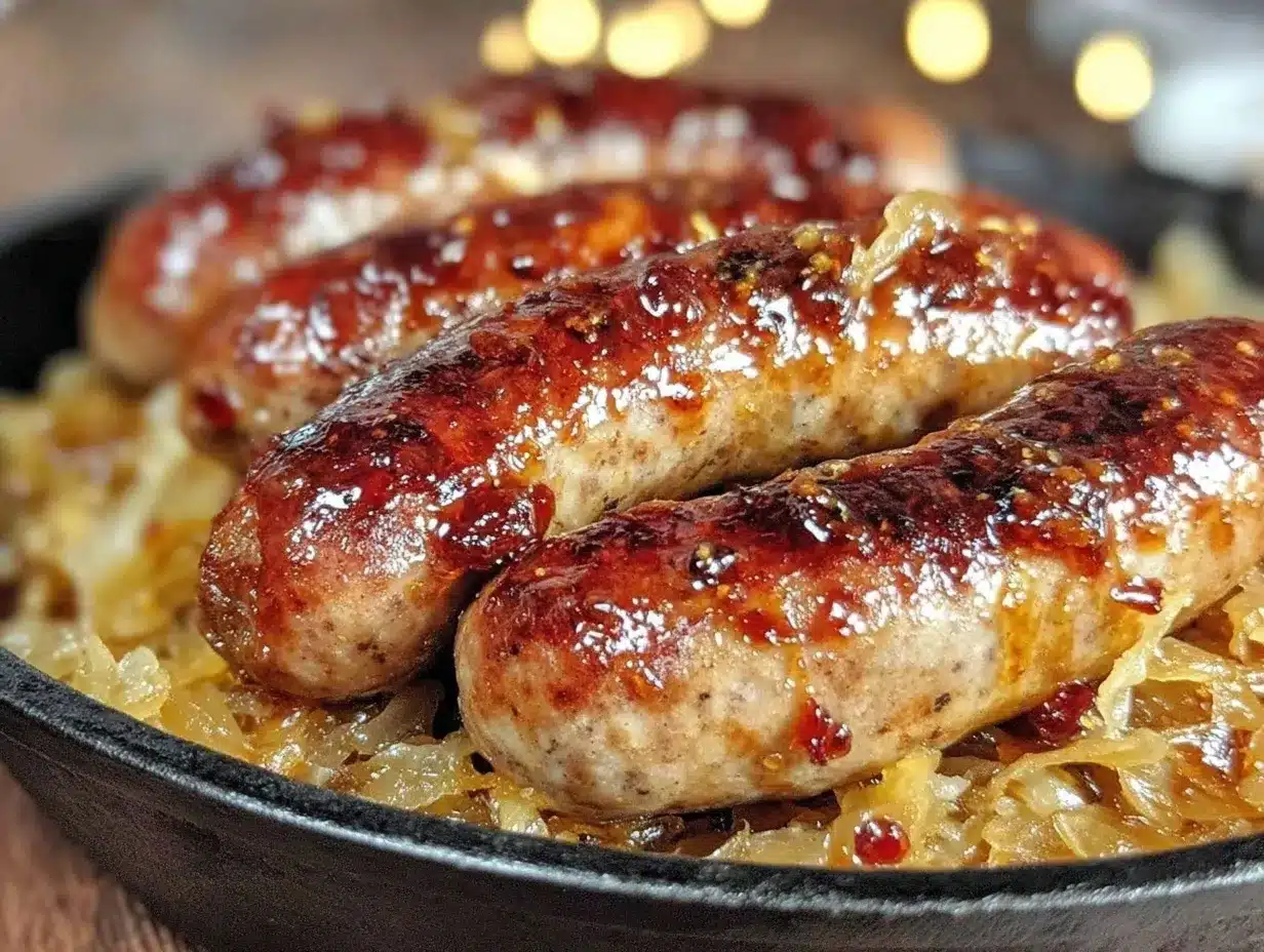 Oktoberfest Beer Brats: 8-Hour Fuel 4 Oktoberfest Beer Brats preparation steps
